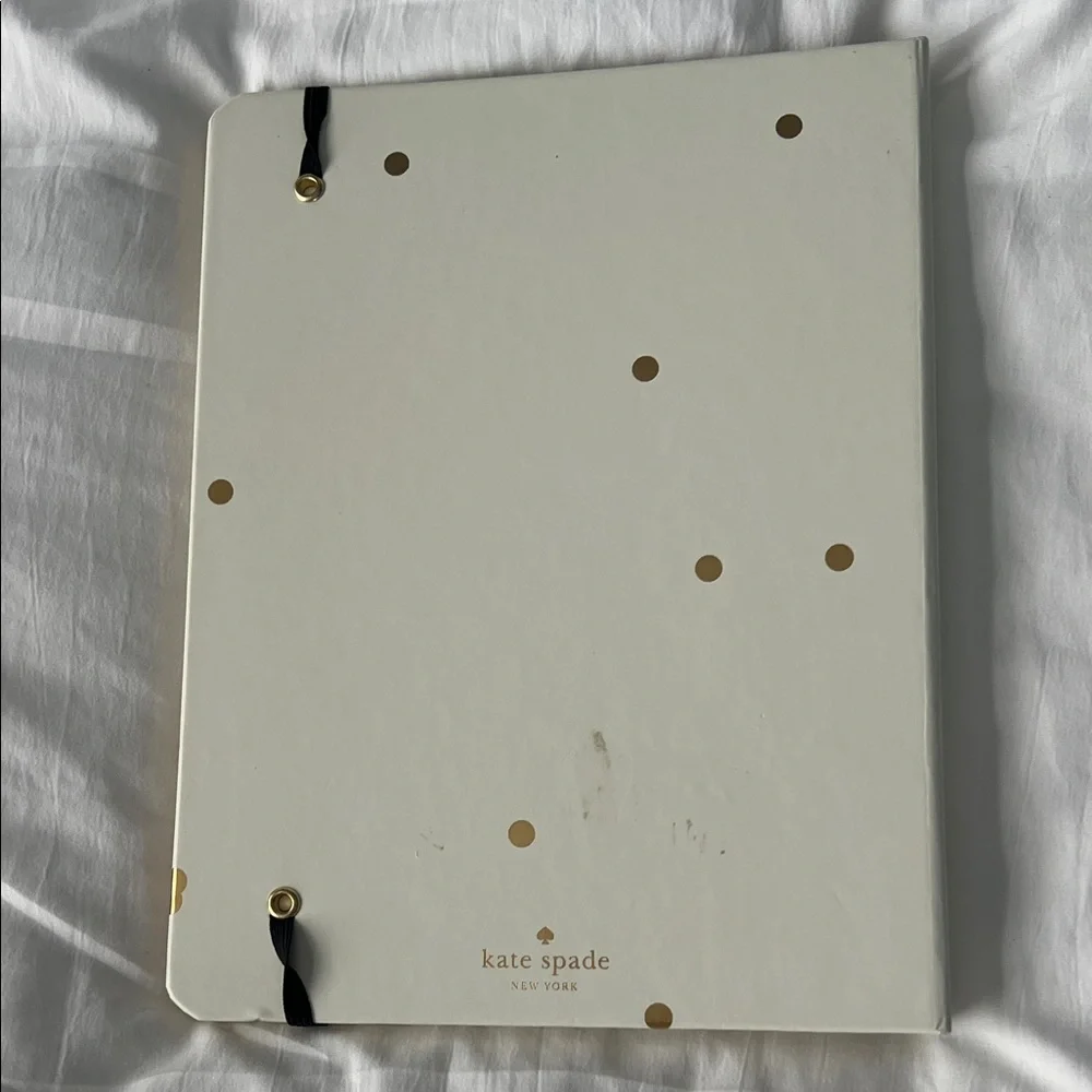 kate spade Cheers Planner with Gold Dots